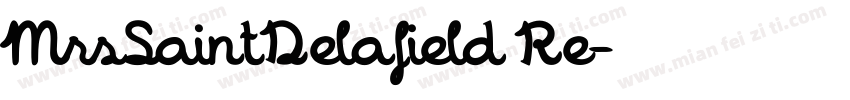 MrsSaintDelafield Re字体转换